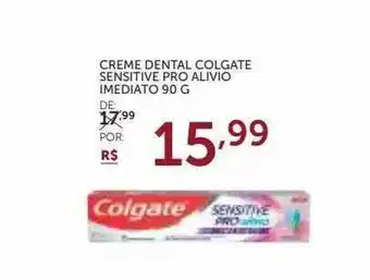 Super Nosso Creme Dental Colgate Sensitive Pro Alivio Imediato oferta