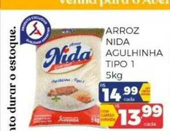 Supermercados Avenida Arroz Nida Agulhinha Tipo 1 oferta
