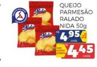 Supermercados Avenida Queijo Parmesão Ralado Nida oferta