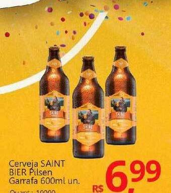Supermercados Koch Cerveja Saint Bier Pilsen Garrafa oferta