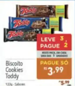 Supermercados Condor Biscoito Cookies Toddy oferta