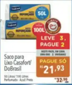 Supermercados Condor Saco para lixo casafort/ do brasil oferta
