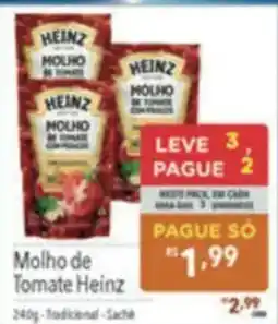 Supermercados Condor molho de tomate heinz oferta
