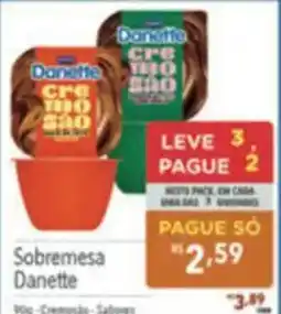 Supermercados Condor Sobremesa Danette oferta