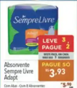 Supermercados Condor Absorvente Sempre Livre Adapt oferta
