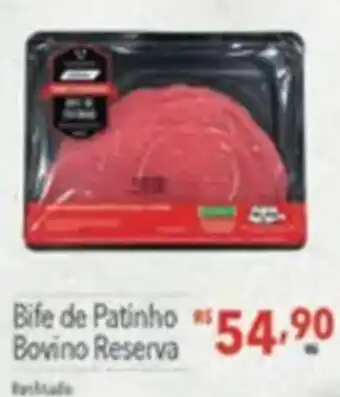 Bife de Patinho Bovino Reserva