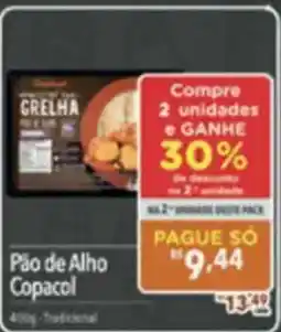 Supermercados Condor Pão de Alho Copacol oferta