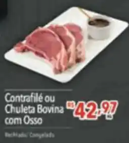 Supermercados Condor Contrafilé ou Chuleta Bovina com Osso oferta