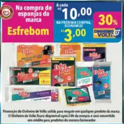 Supermercados Condor esponjas da marca esfrebom oferta