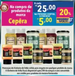 Supermercados Condor produtos da marca cepera oferta