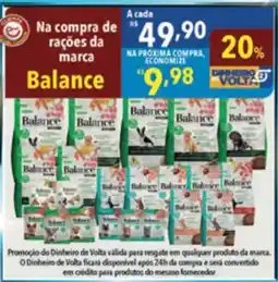 Supermercados Condor Rações da marca Balance oferta