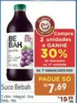 Supermercados Condor Suco Bebah oferta
