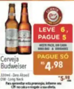 Supermercados Condor Cerveja Budweiser oferta