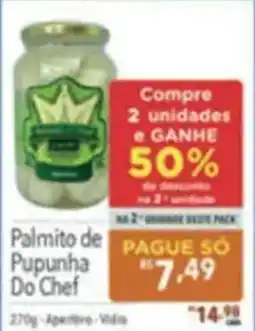 Supermercados Condor Palmito de Pupunha Do Chef oferta