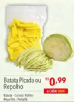 Supermercados Condor Batata Picada ou Repolho oferta