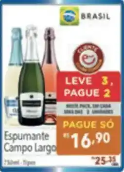 Supermercados Condor Espumante Campo Largo oferta