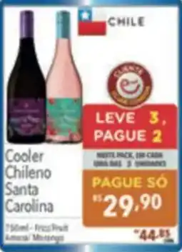 Supermercados Condor Cooler Chileno Santa Carolina oferta