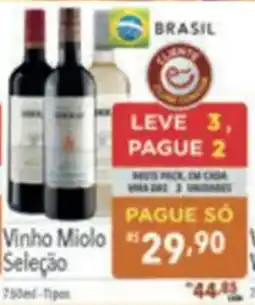 Supermercados Condor Vinho Miolo Seleção oferta