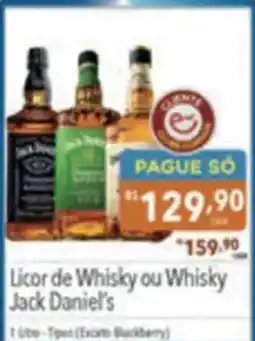Supermercados Condor Licor de Whisky ou Whisky Jack Daniel's oferta