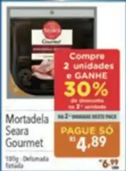 Supermercados Condor Mortadela Seara Gourmet oferta
