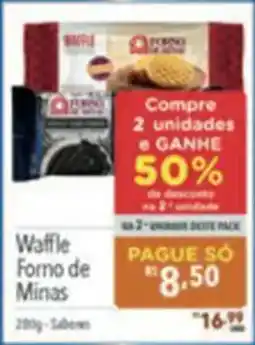 Supermercados Condor Waffle Forno de Minas oferta