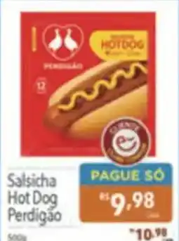 Supermercados Condor Salsicha Hot Dog Perdigão oferta