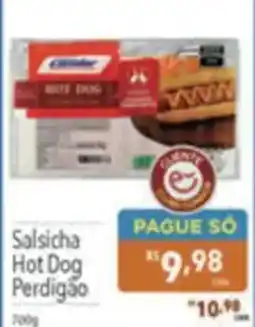 Supermercados Condor Salsicha Hot Dog Perdigão oferta
