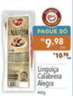 Supermercados Condor Linguiça Calabresa Alegre oferta