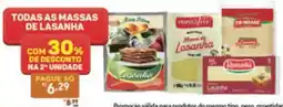 Supermercados Condor Todas as massas de lasanha oferta