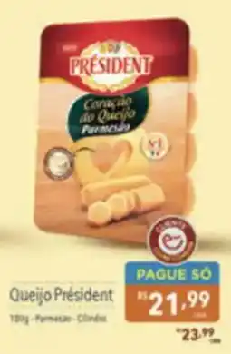 Supermercados Condor Queijo President oferta