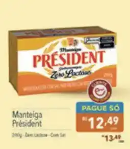 Supermercados Condor Manteiga Président oferta