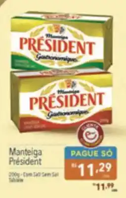 Supermercados Condor Manteiga President oferta