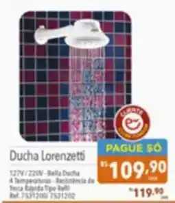 Supermercados Condor Ducha lorenzetti oferta