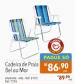 Supermercados Condor Cadeira de Praia Bel ou Mor oferta