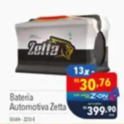 Supermercados Condor Bateria Automotiva Zetta oferta