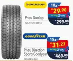 Supermercados Condor Pneu Dunlop oferta