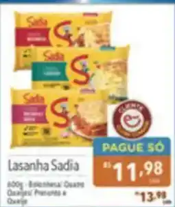 Supermercados Condor Lasanha Sadia oferta