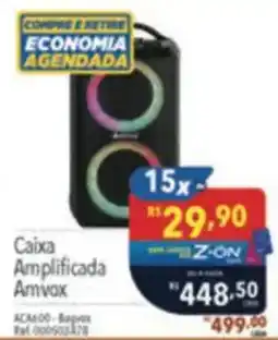 Supermercados Condor Caixa Amplificada Amvox oferta