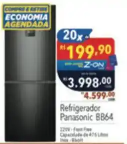 Supermercados Condor Refrigerador Panasonic BB64 oferta