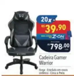 Supermercados Condor Cadeira Gamer Warrior oferta