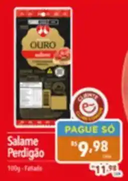 Supermercados Condor Salame Perdigão oferta
