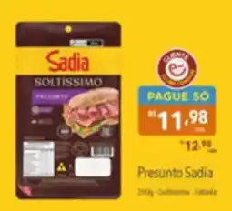 Supermercados Condor Presunto Sadia oferta