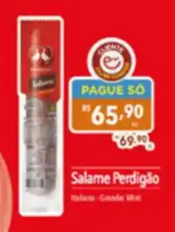 Supermercados Condor Salame Perdigão oferta