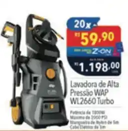 Supermercados Condor Lavadora de Alta Pressão WAP WL2660 Turbo oferta