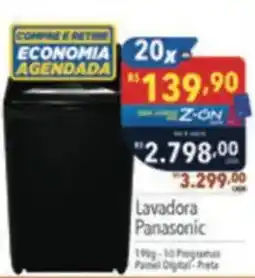 Supermercados Condor Lavadora Panasonic oferta