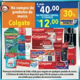 Supermercados Condor Na compra de produtos da marca Colgate oferta
