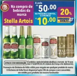 Supermercados Condor bebidas da marca stella artois oferta