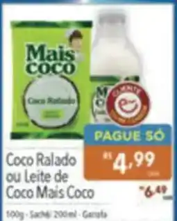 Supermercados Condor Coco Ralado ou Leite de Coco Mais Coco oferta