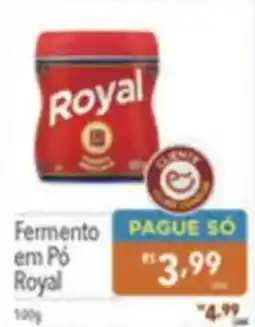 Supermercados Condor Fermento em Pó Royal oferta