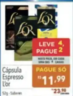 Supermercados Condor Cápsula Espresso L'or oferta
